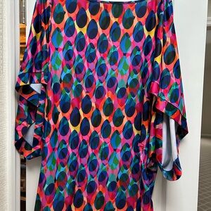 Trina Turk Multicolor Abstract Coverup